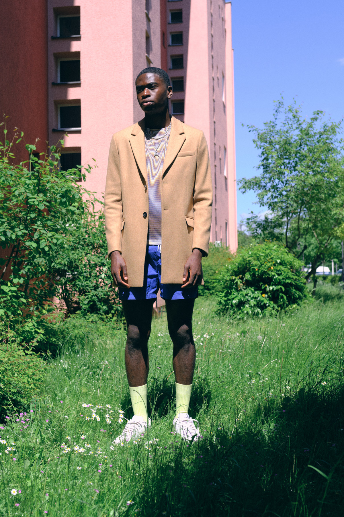 Denny Sachtleben will ‘Never Settle For Less’ — Jacket & Shirt Octobre Éditions Shorts American Apparel Socks Arket Shoes Nike