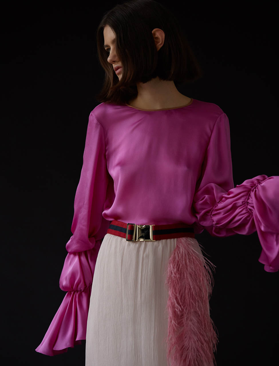 Dial ‘A’ For Acceptance — Top Roksanda Skirt Prada Belt Tara Jarmon