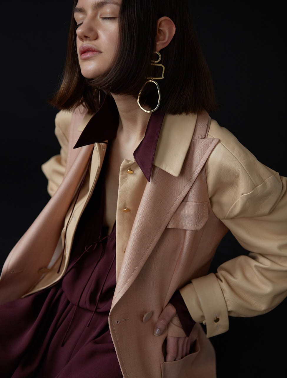Dial ‘A’ For Acceptance — Dress Joseph Jacket Malaikaraiss Waistcoat Pallas Paris Earrings & Other Stories