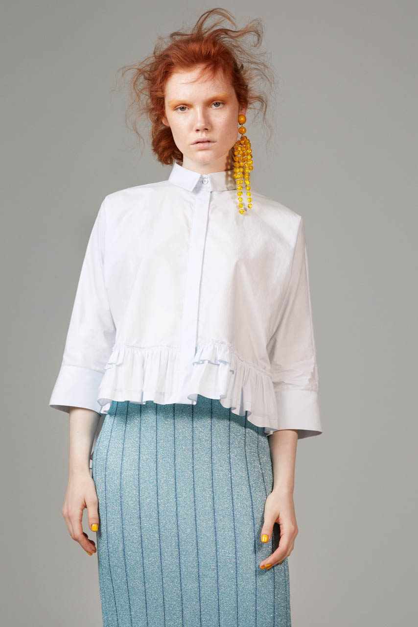 Tender Rage — Shirt Dorothee Schumacher Skirt Marc Jacobs Earrings Vintage
