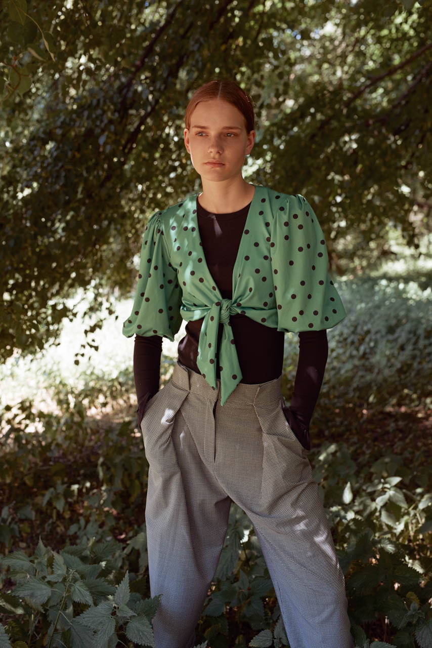 Come As You Are — Shirt Levi’s Top Ganni Pants House of Dagmar
