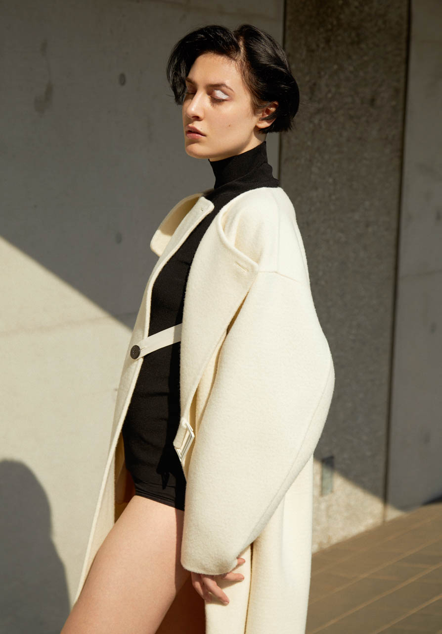 Eline — Coat Hyke Turtleneck Knit Irene