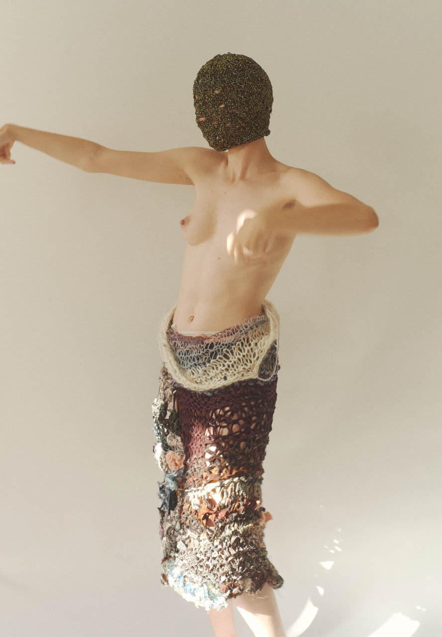 Berlin Portraits — Dress Marie Louise Vogt Mask Amesh Wijesekera