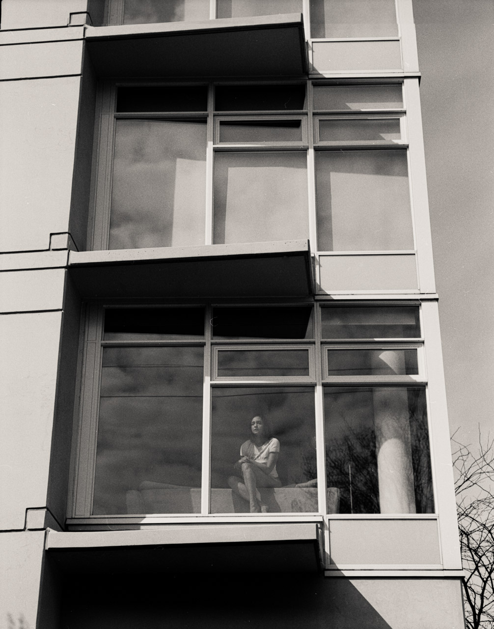 Not Going Anywhere — Briana at home, social distancing.