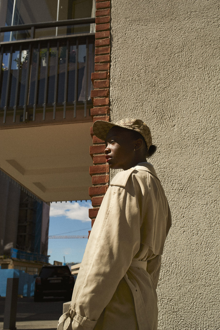 Making Space — Coat & cap Humana second hand Sweden