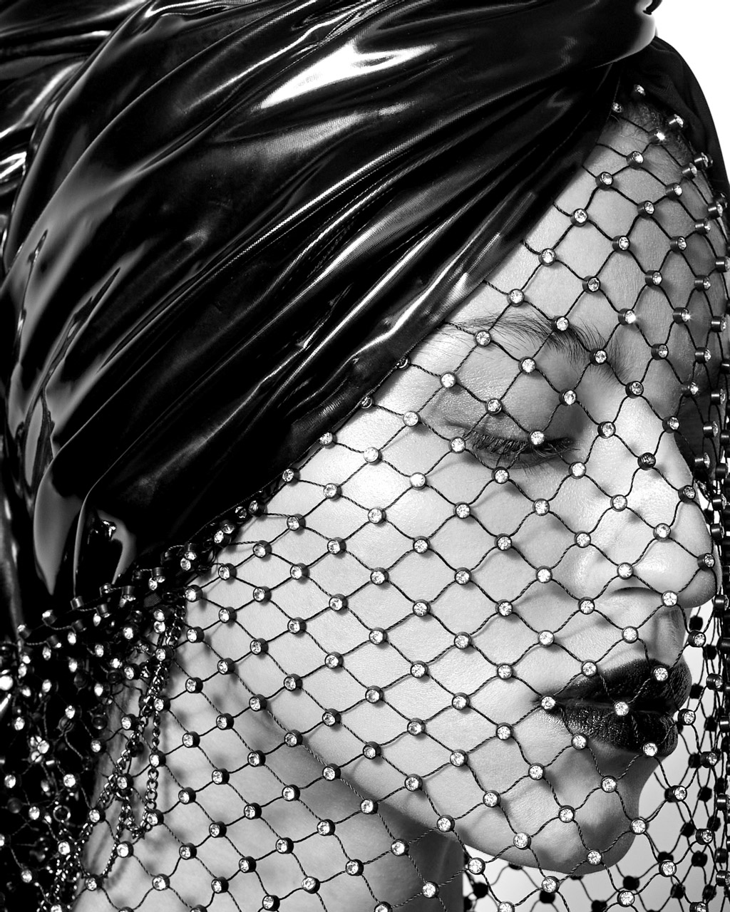 Nejika — Head Wrap Spandex House Veil Topshop