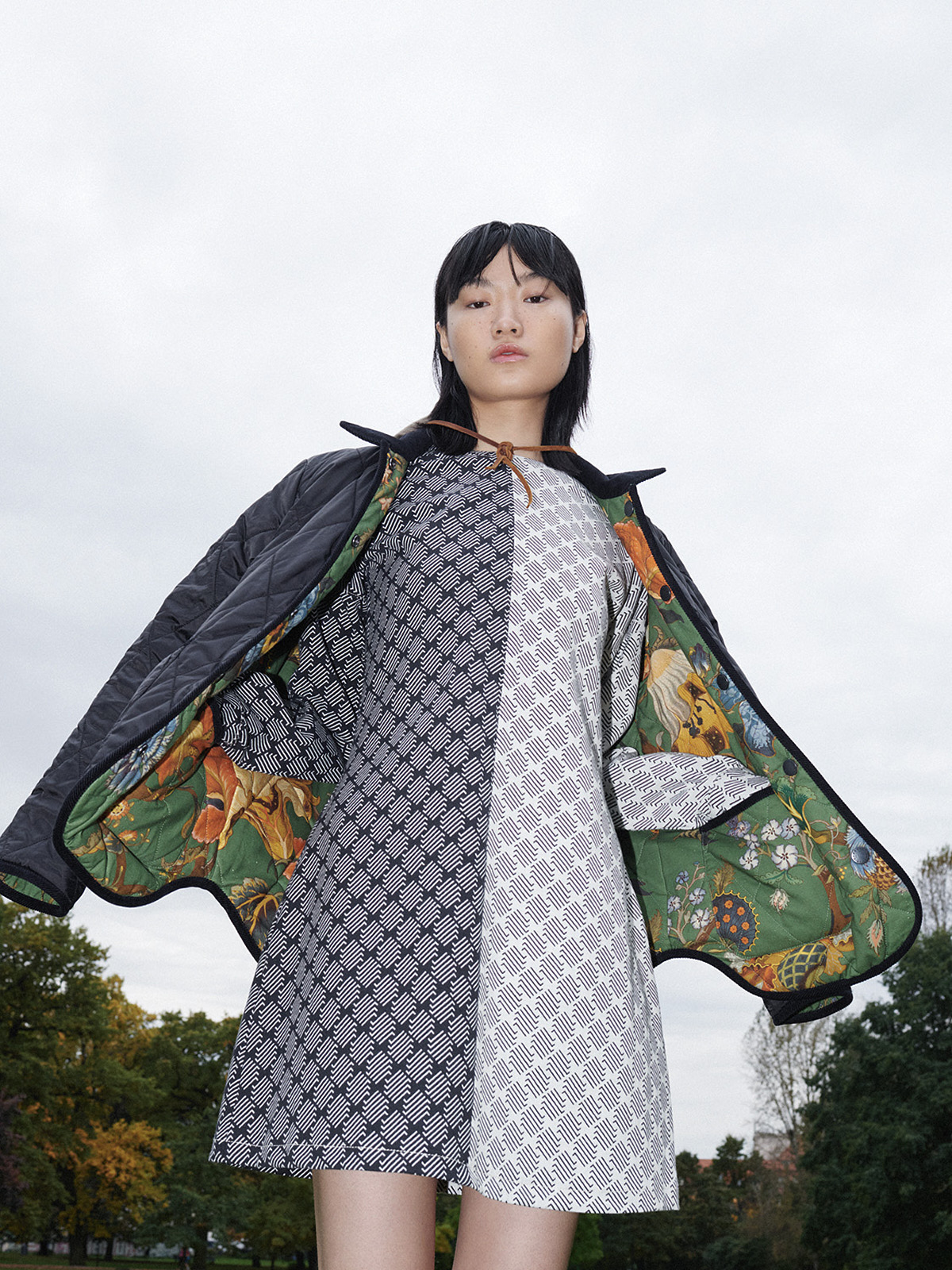 ANTIANTI — Dress Blanche Jacket Barbour x House Of Hackney