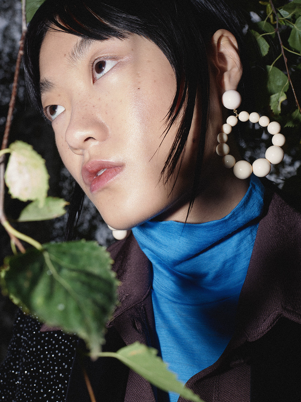 ANTIANTI — Roll-neck & Shirt & Other Stories Jacket Pallas Paris Earrings Sezane