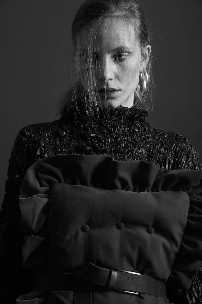 Balanced Chaos — Dress Madeleine Jost Top Gautam Kapoor Earrings Ixtlan