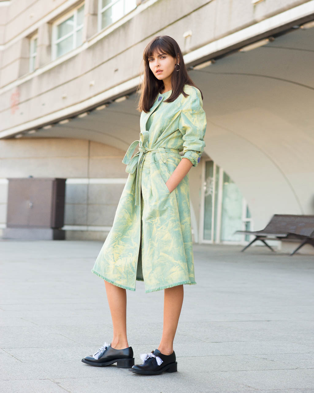 Streetlife — Dress Véronique Leroy Shoes Alto Earring Adeline Cacheux