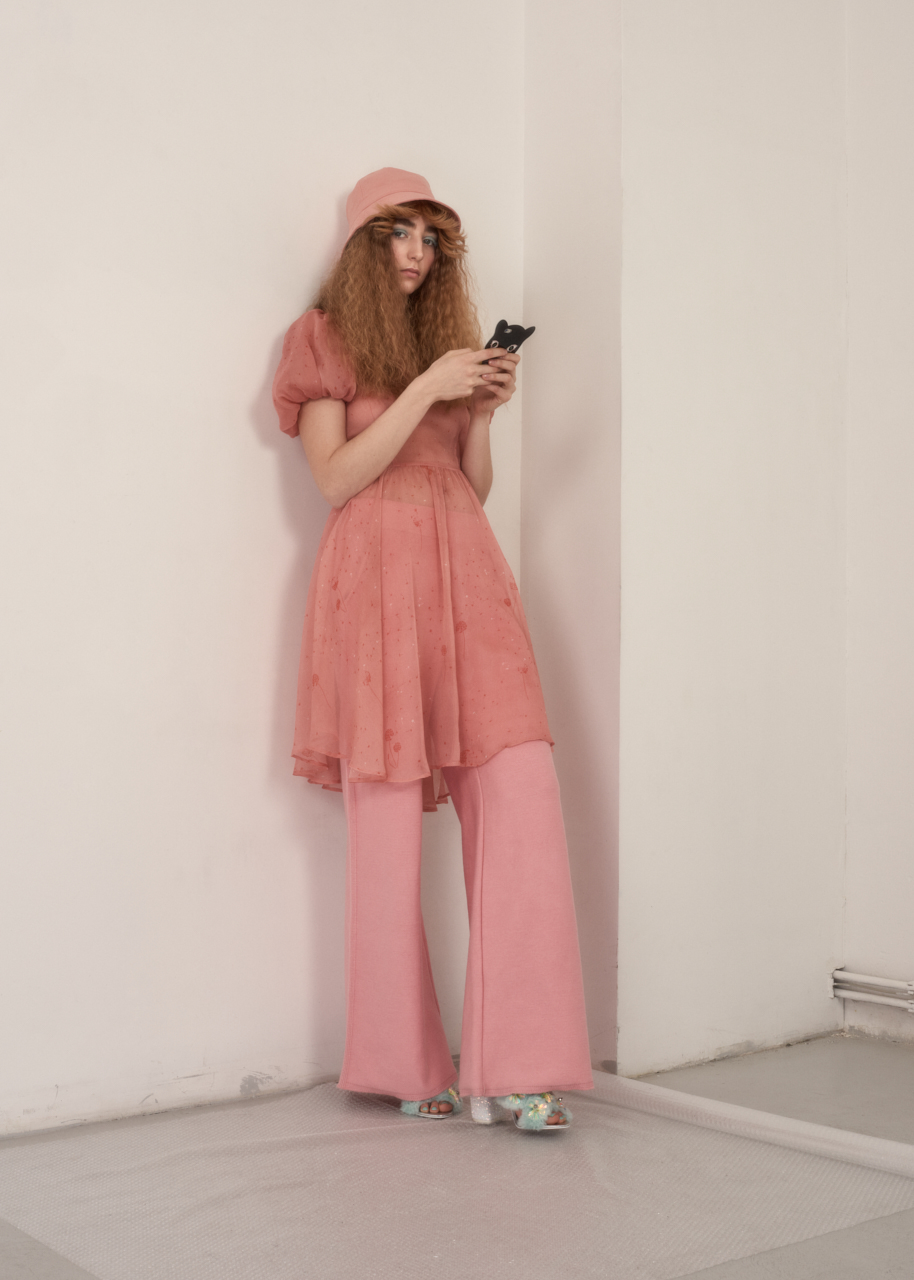 Go With The Fuzz — Dress Stine Goya Pants Molli Shoes & Hat ASOS iPhone case Iphoria
