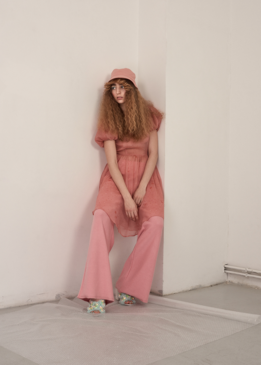 Go With The Fuzz — Dress Stine Goya Pants Molli Shoes & Hat ASOS iPhone case Iphoria