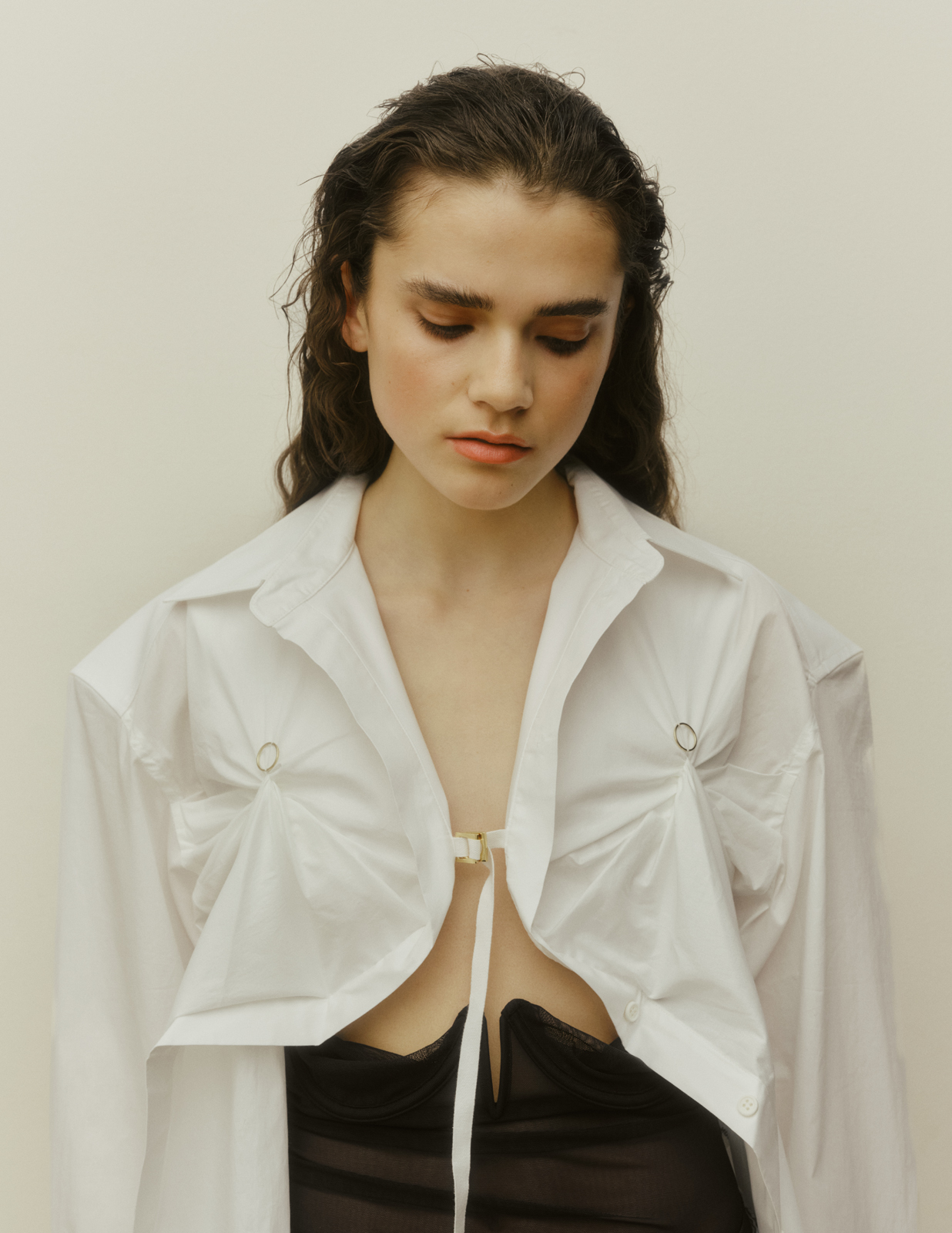 Softness In Structure &mdash; Blouse Jacquemus Body Wolford