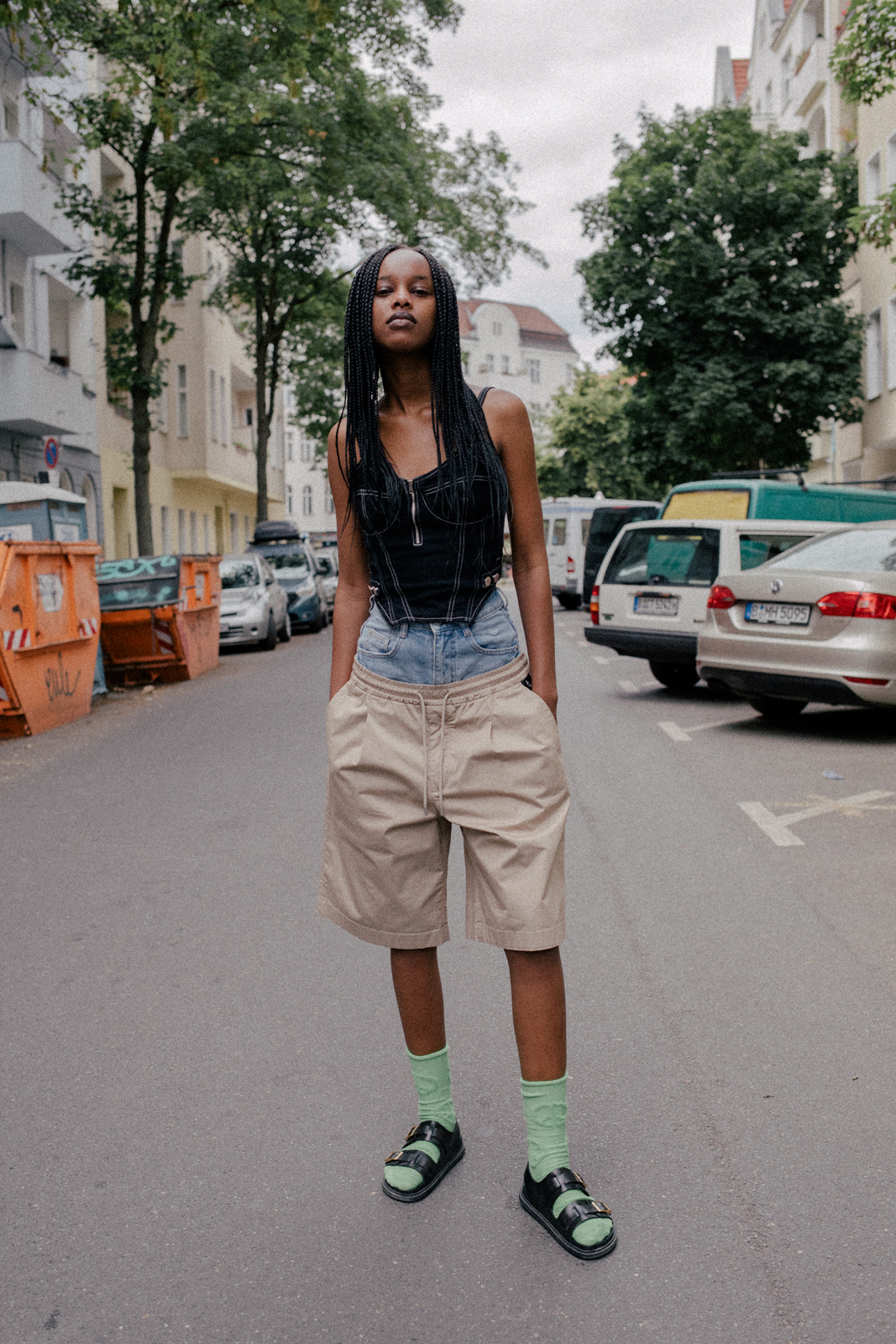 Tacos & Drinks — Shorts Replay Jeans Shorts & Top Model’s own Shoes Birkenstock Socks Happy Socks