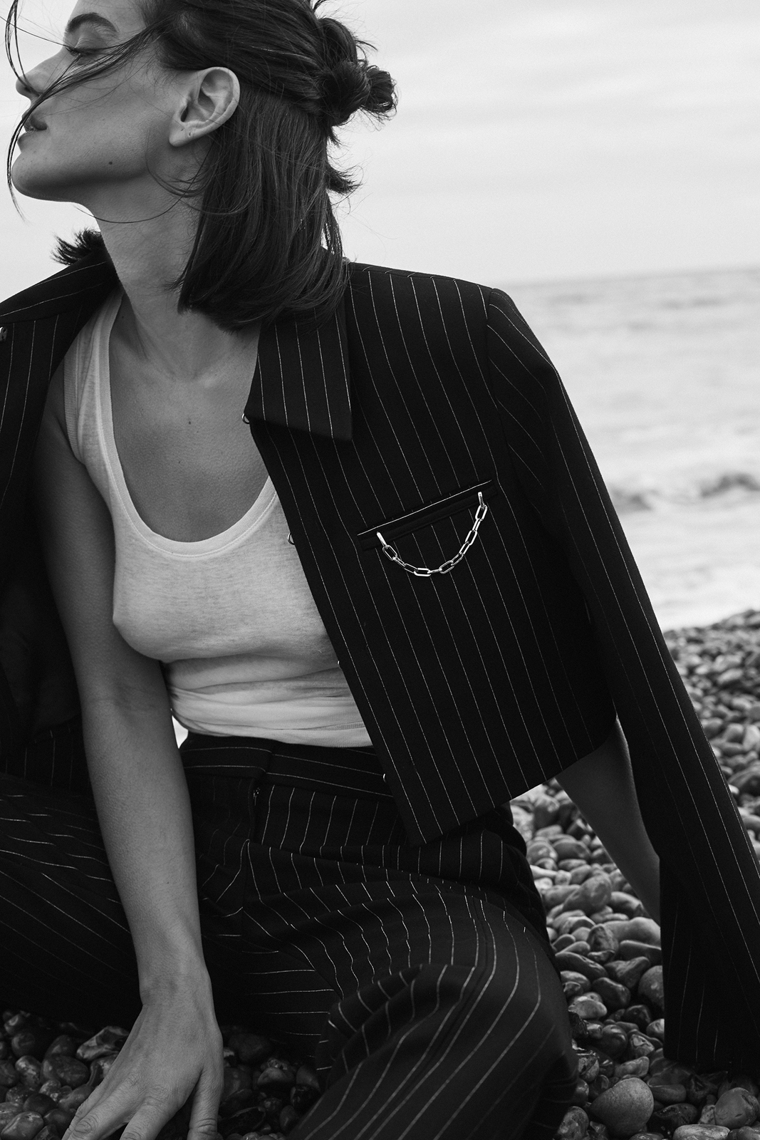 The Beach — Suit Ganni Vest American Vintage