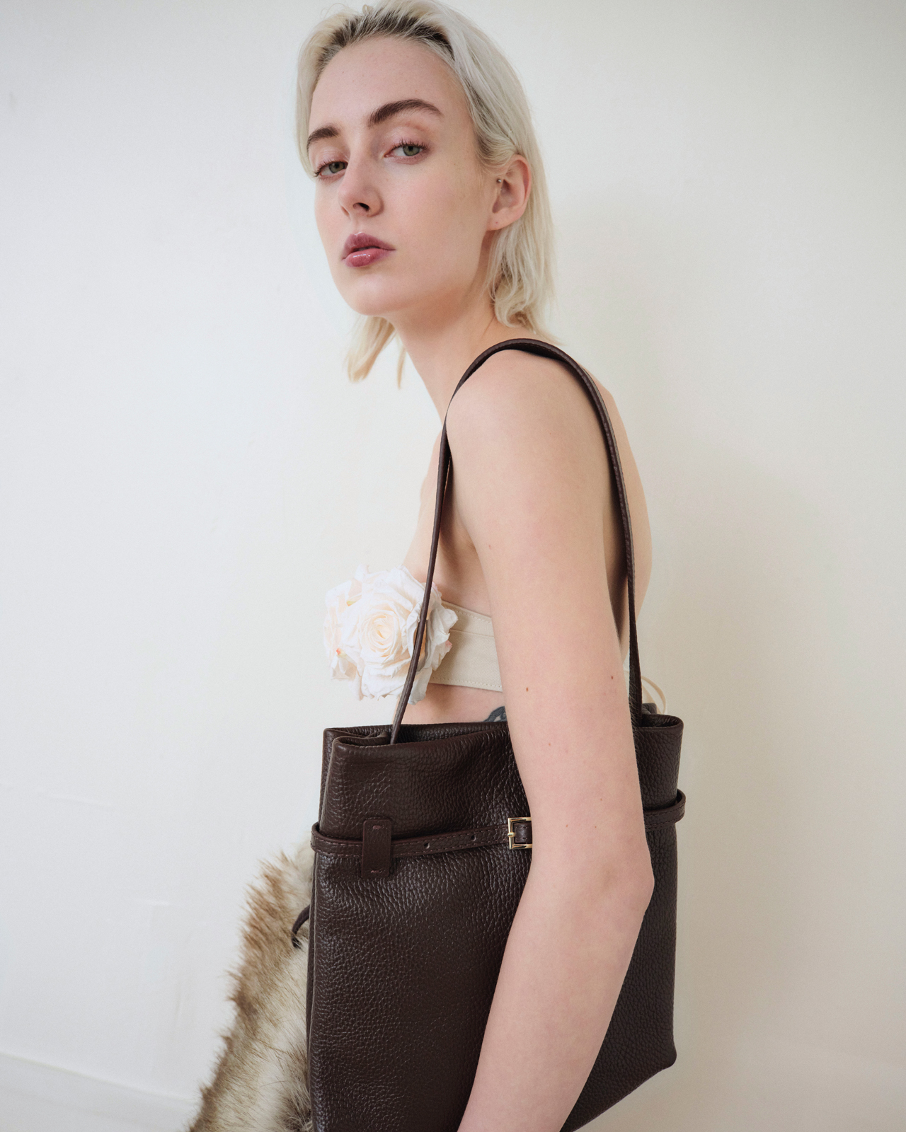 Out Of State — Top Oiza Skirt Gil Hursthausen Bag Manu Atelier