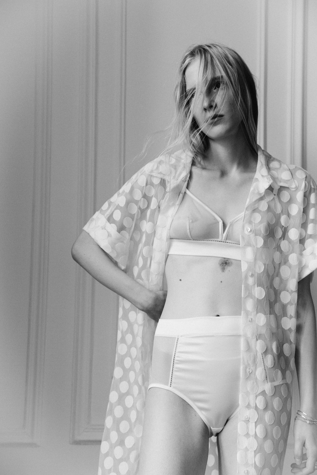 Un Jour Blanc — Ensemble Eres dress Martin Martin Bracelet Pandora ring Maison Mouche