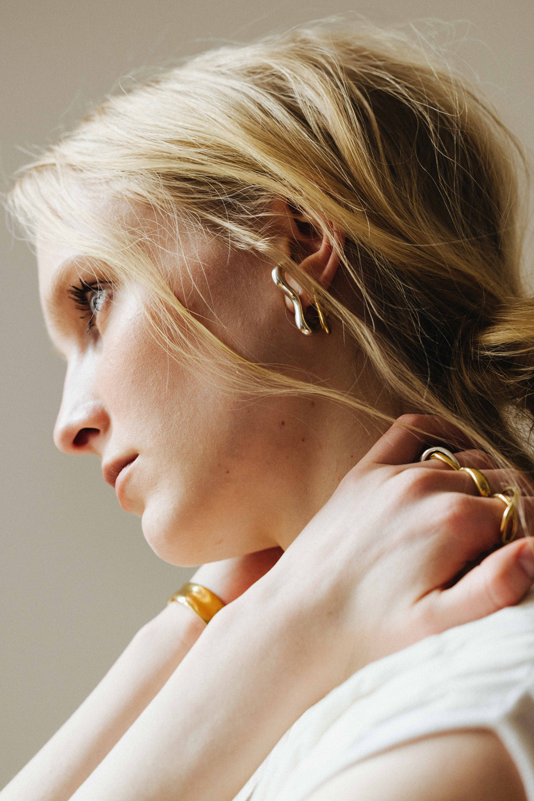 Un Jour Blanc — Dress Molli bracelet & earring & ring Pandora