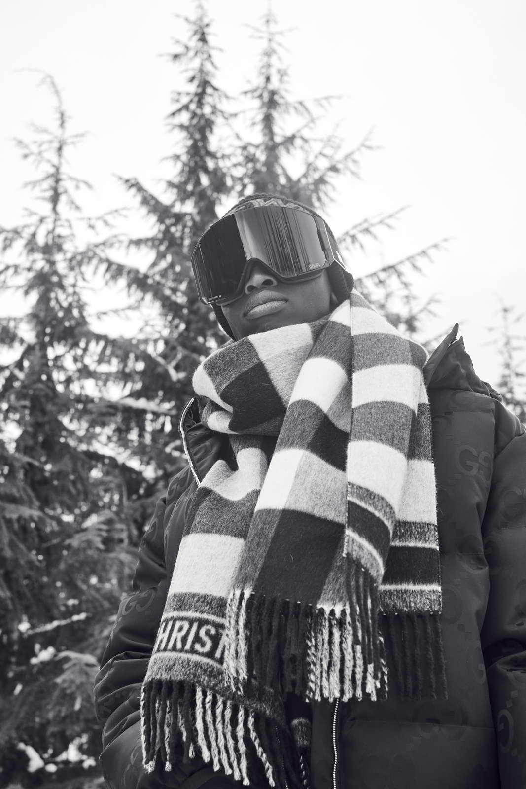 No Shelter North — Jacket Canada Goose Sweater Moncler Hat Loewe Gloves Kombi Scarf Christian Dior Goggles Oakley
