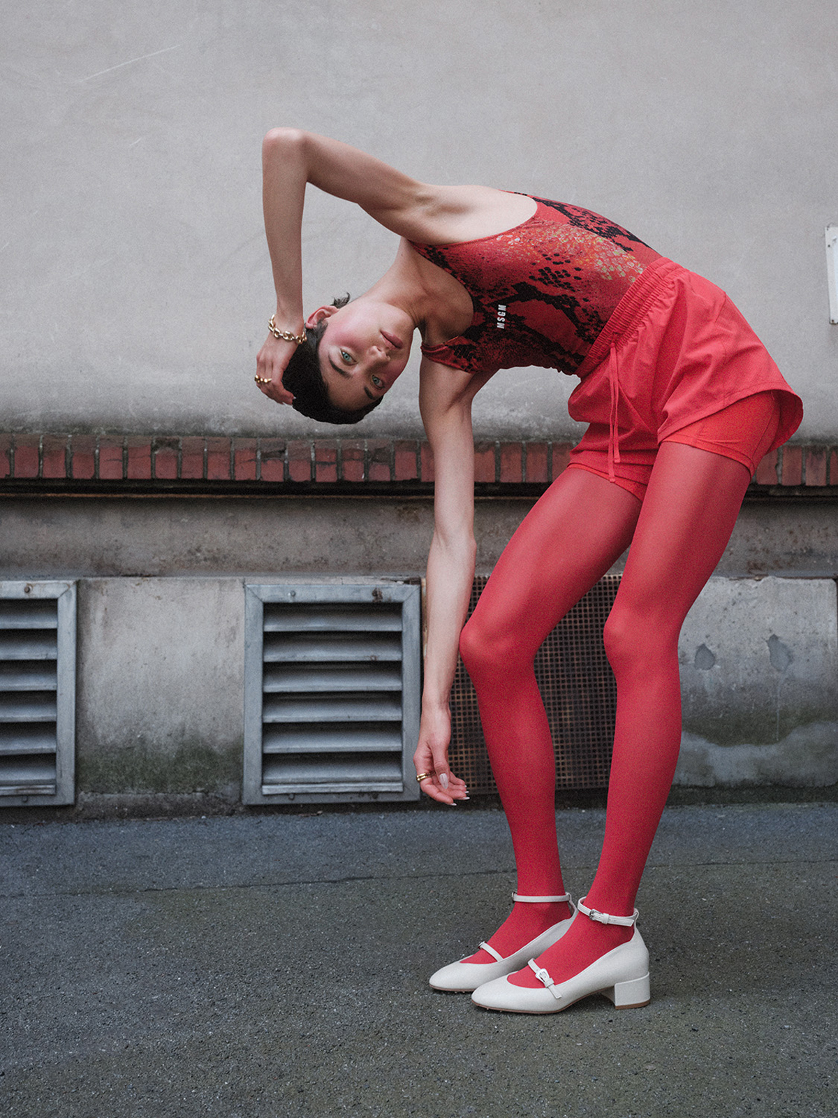 The Everlasting — Swimsuit MSGM Shorts Stylist’s Archive Tights Falke Shoes Scarosso