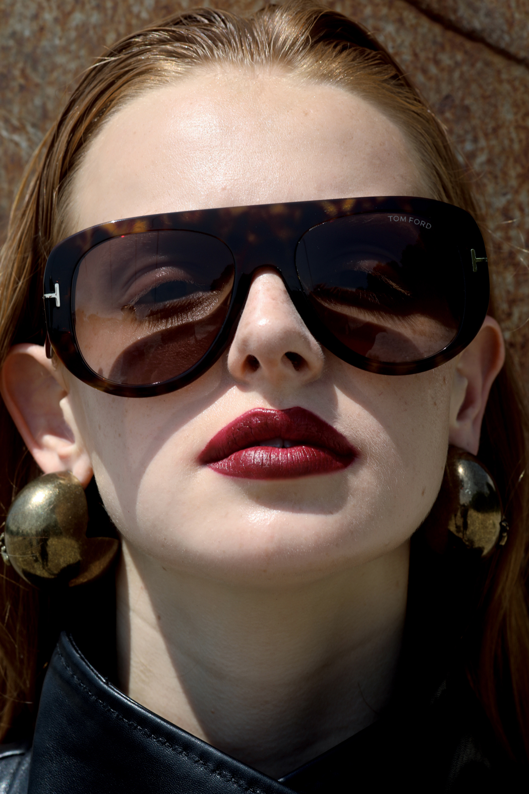 Interlude — Sunglasses Tom Ford Earrings Patrizia Pepe Jacket VSP