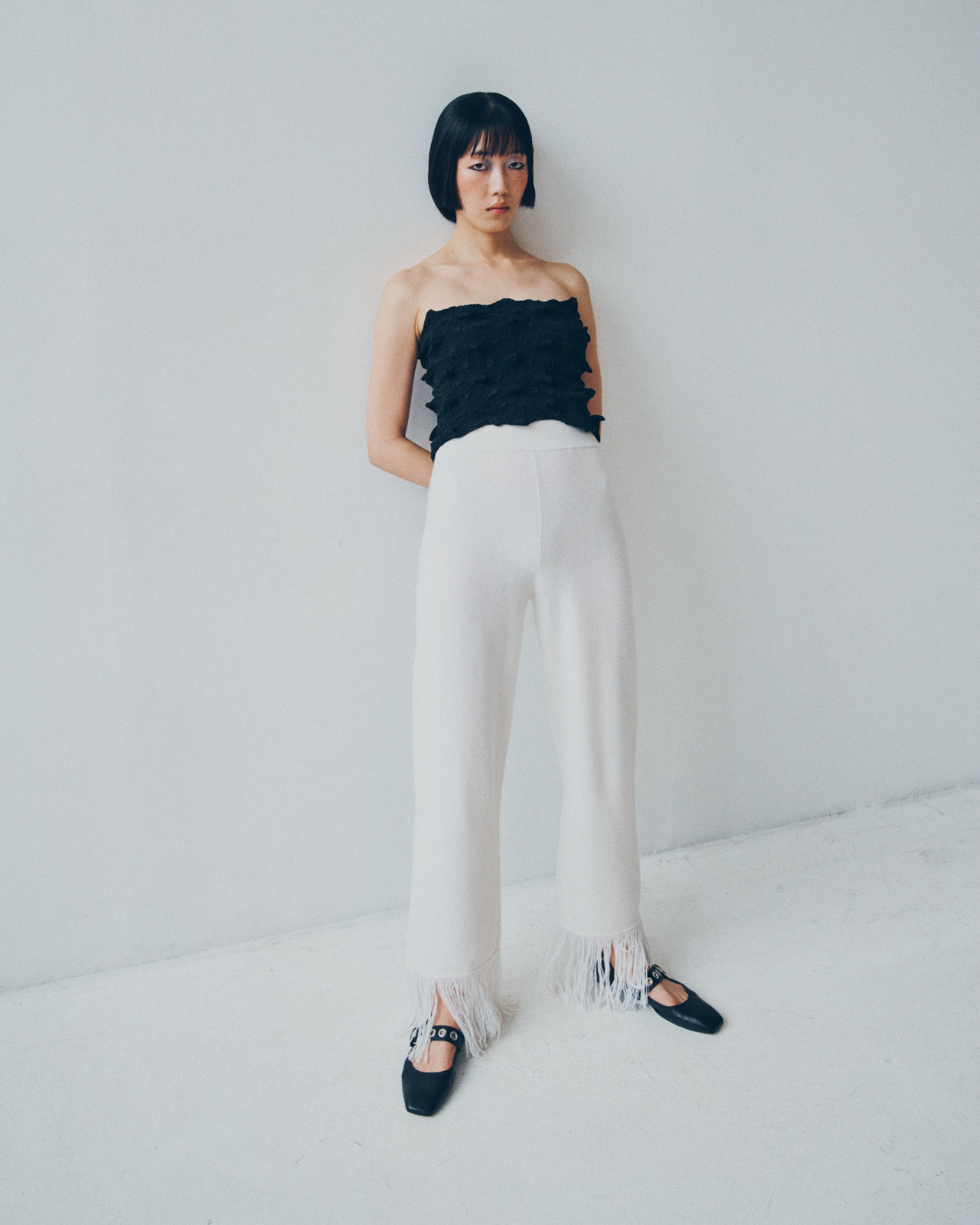 Unravel. &mdash; Top Rita Row trousers&nbsp;Lisa Yang&nbsp;Shoes Aeyde