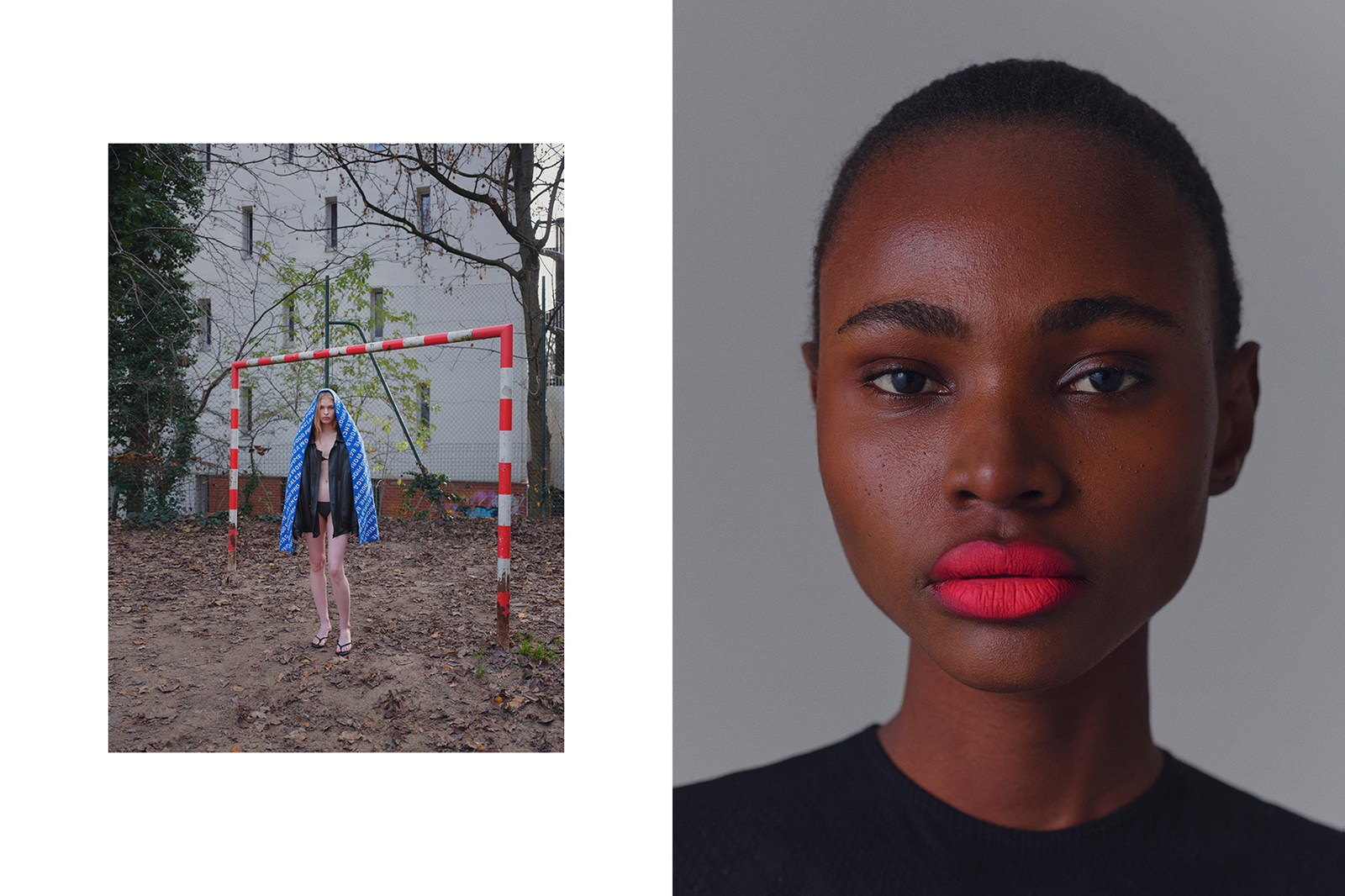 Nueé — Scarf Balenciaga Jacket & Swimsuit & Shoes Vintage