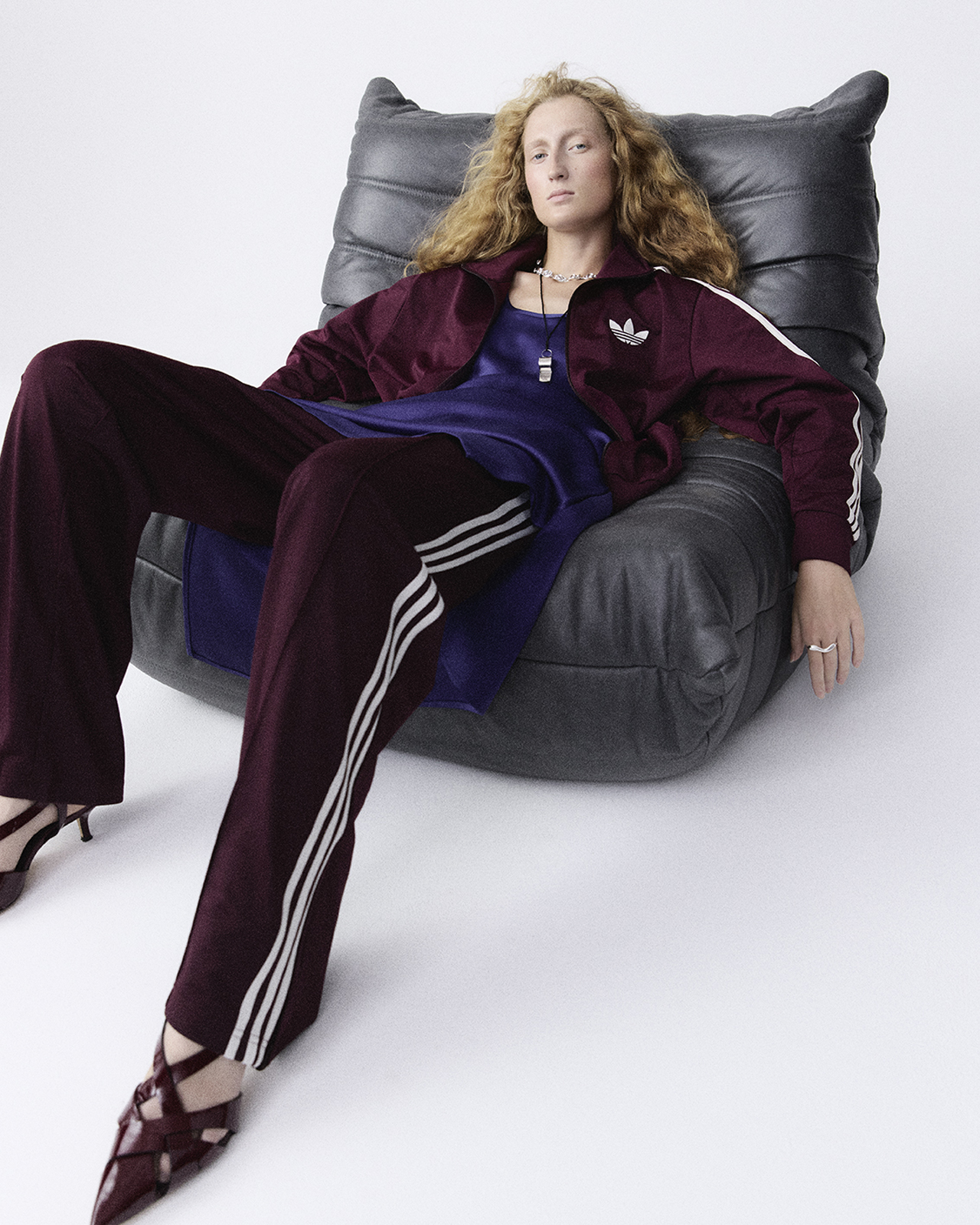 Yesterday — Jacket & Pants Adidas Originals Dress COS Shoes Scarosso Necklace & Ring Pilgrim