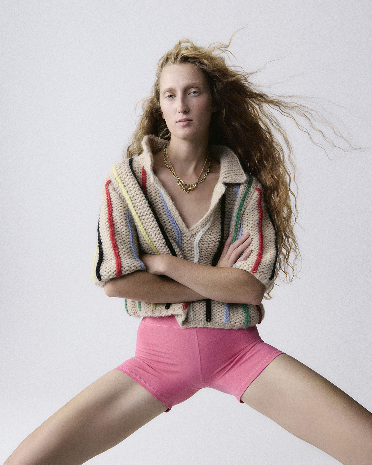 Yesterday — Knit Maiami Shorts Fabletics Necklaces Mockberg & COS
